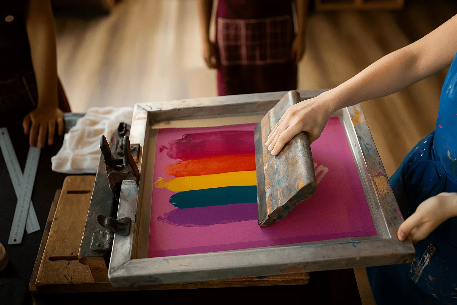 Línea de productos para estampación textil